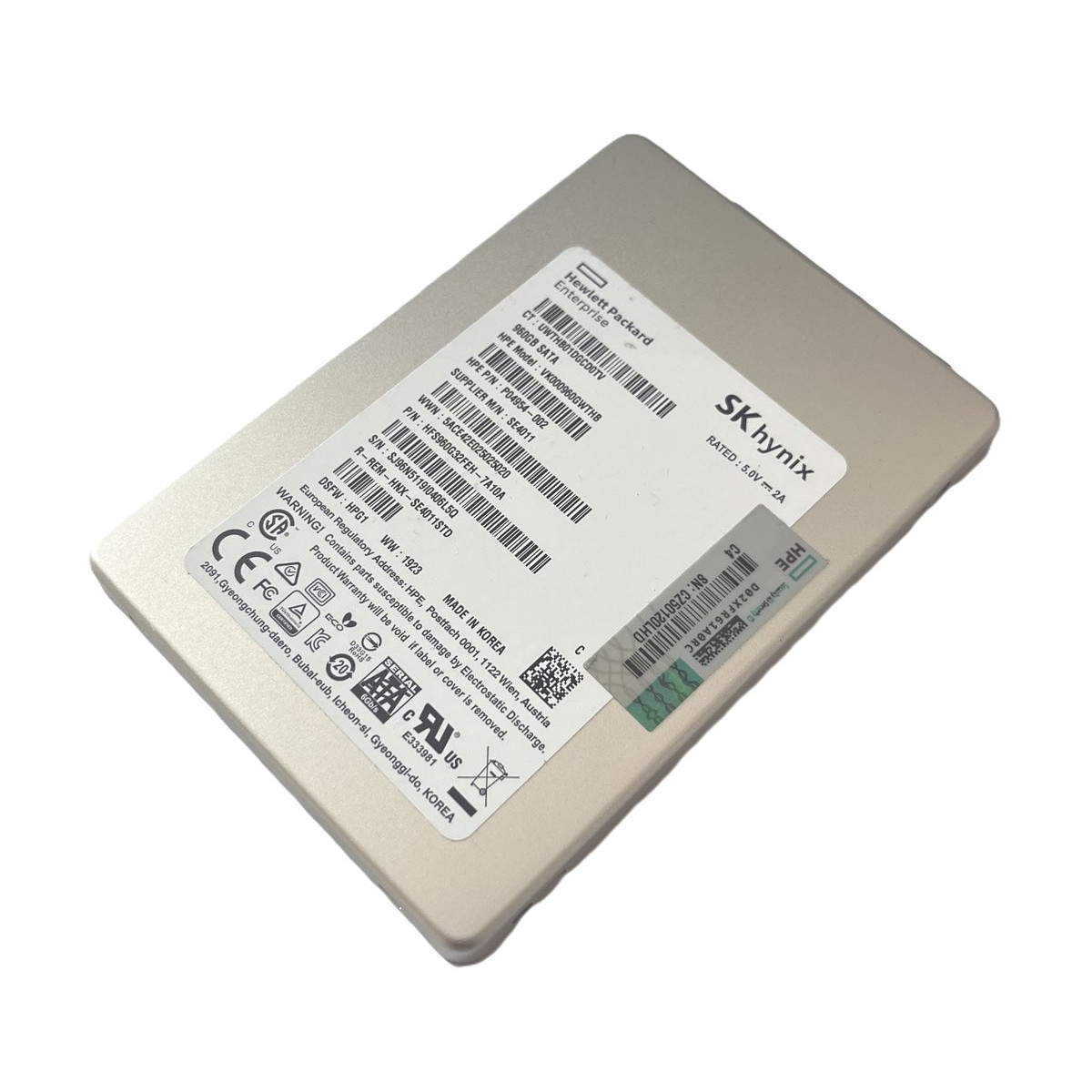 DYSK HPE SK HYNIX 960GB SSD SATA 6G 2,5 VK000960GWTHB P04954-002 DYSK HPE SK HYNIX 960GB SSD SATA 6G 2,5 VK000960GWTHB P04954-002