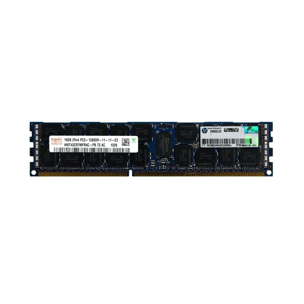 PAMIEC HP 16GB 2Rx4 PC3-12800R 684316-181