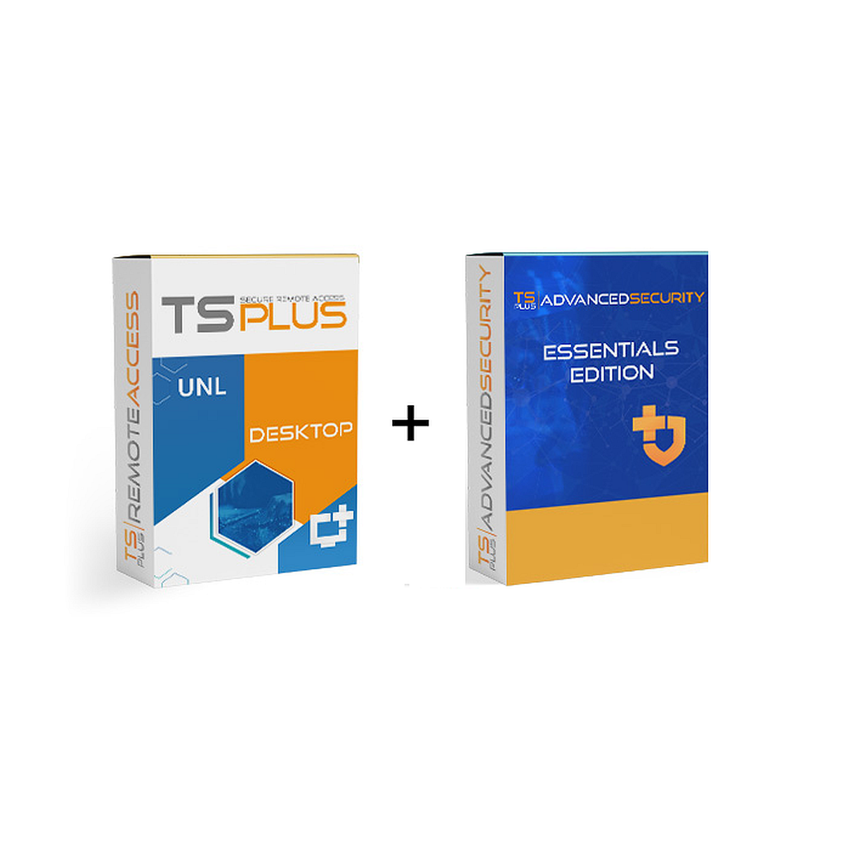 Zestaw TSplus Remote Access Desktop UNL wraz z TSplus Security Essentials