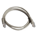 PATCHCORD RJ45 UTP CAT 5E 1M SZARY
