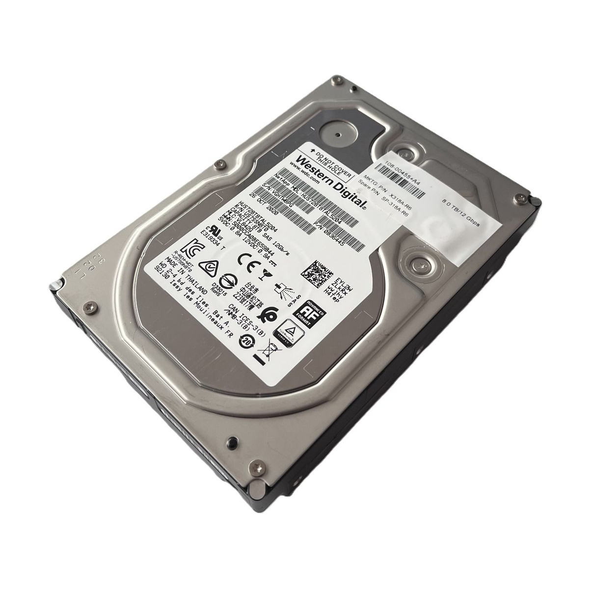 DYSK NETAPP WD 8TB SAS 12G 7.2K 3,5 HUS728T8TAL5204 0B36445 X318A-R6 DYSK NETAPP WD 8TB SAS 12G 7.2K 3,5 HUS728T8TAL5204 0B36445 X318A-R6