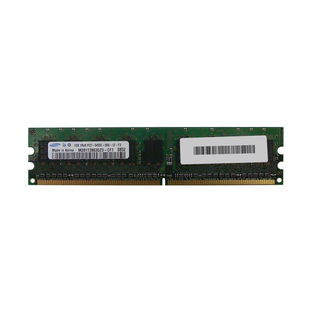 PAMIEC SAMSUNG 1GB 1Rx8 PC2-6400E M391T2863QZ3-CF7