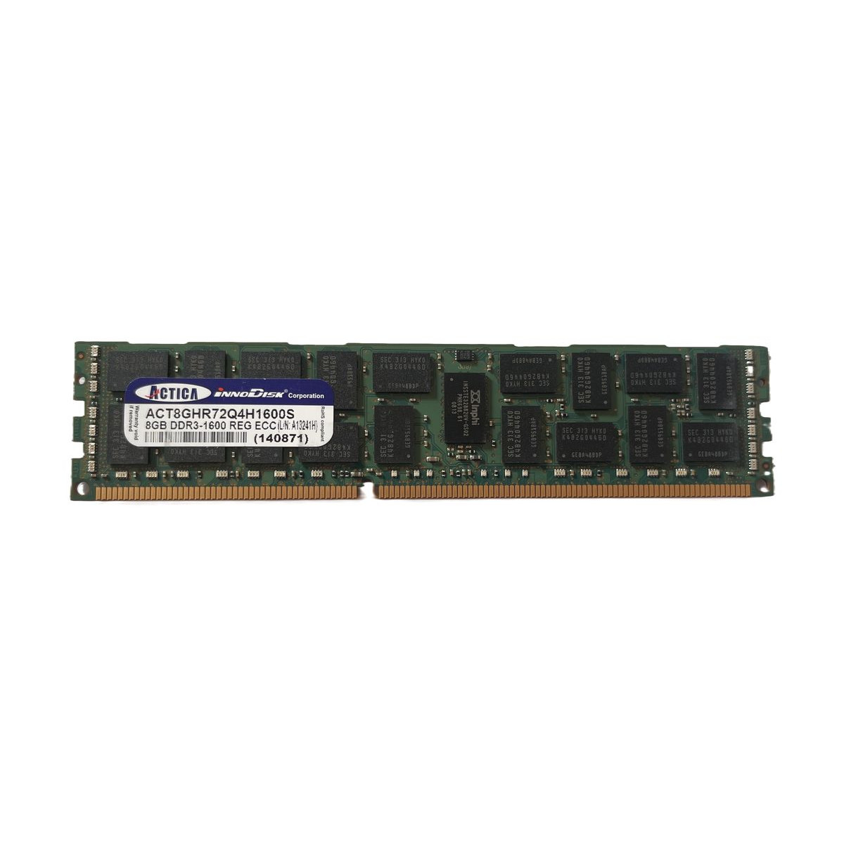 PAMIĘĆ RAM ACTICA 8GB 2Rx4 PC3-12800R ECC REG ACT8GHR72Q4H1600S PAMIĘĆ RAM ACTICA 8GB 2Rx4 PC3-12800R ECC REG ACT8GHR72Q4H1600S