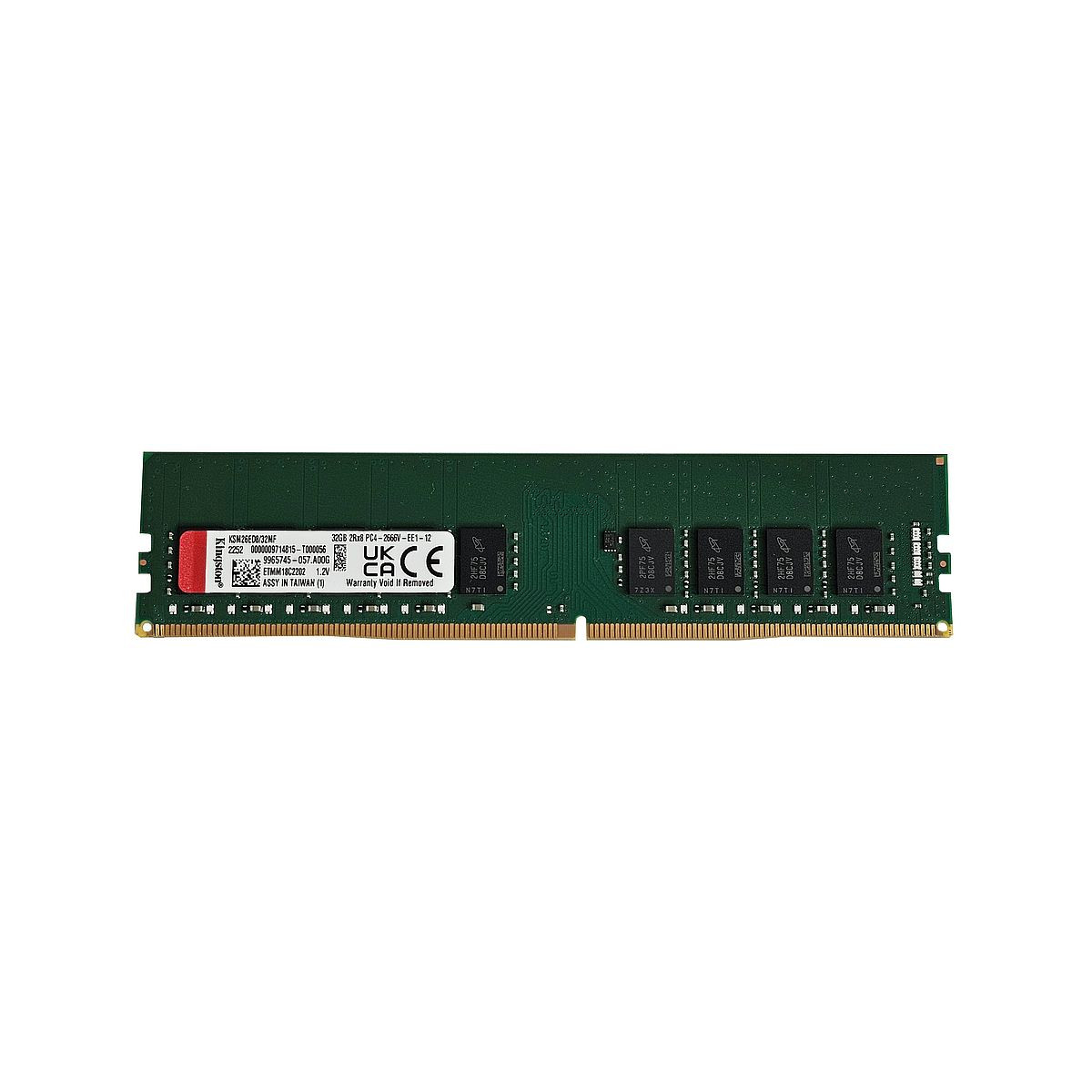 KINGSTON 32GB 2Rx8 PC4-2666V ECC UDIMM KSM26ED8/32MF KINGSTON 32GB 2Rx8 PC4-2666V ECC UDIMM KSM26ED8/32MF