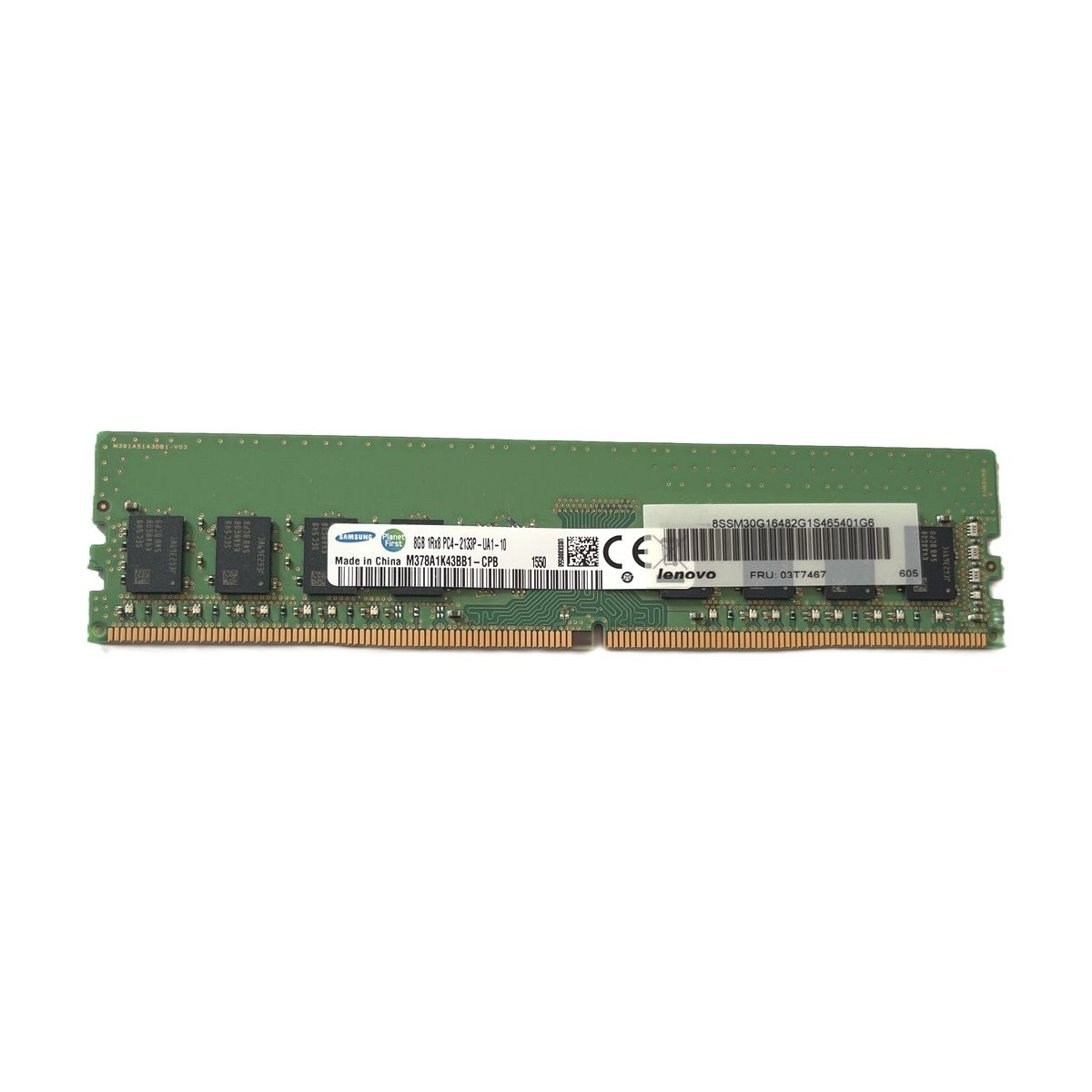 PAMIĘĆ IBM SAMSUNG 8GB 1Rx8 PC4-2133P ECC REG M378A1K43BB1-CPB 03T7467 PAMIĘĆ IBM SAMSUNG 8GB 1Rx8 PC4-2133P ECC REG M378A1K43BB1-CPB 03T7467