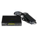 BIURKOWY SWITCH D-LINK DGS-1008P D1 8x1GB 4xPoE ZASILACZ