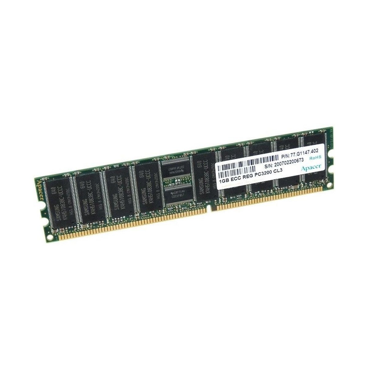PAMIEC APACER 1GB 77.G1147.402 400MHZ DDR