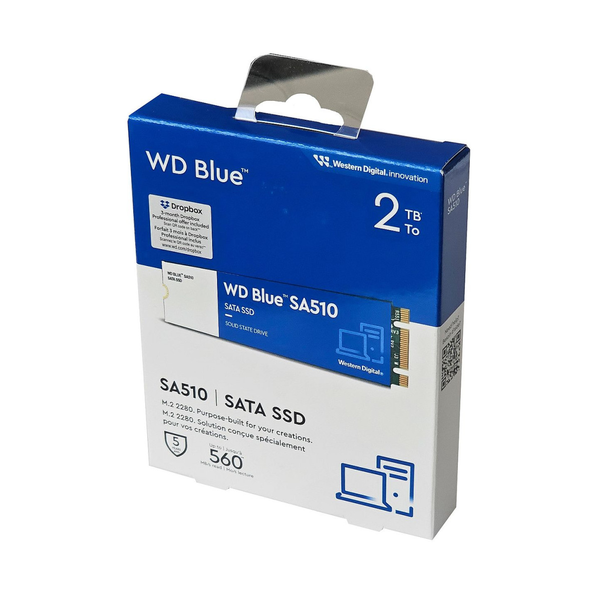 NOWY DYSK WD BLUE SA510 2TB SSD SATA M.2 2280 WDS200T3B0B-00C7C0 NOWY DYSK WD BLUE SA510 2TB SSD SATA M.2 2280 WDS200T3B0B-00C7C0