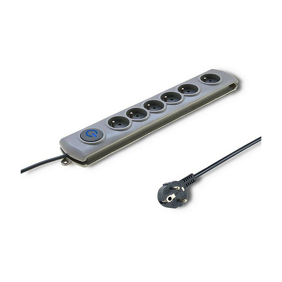LISTWA ZASILAJĄCA ANTYPRZEPIĘCIOWA QOLTEC QUICK SWITCH 6 GNIAZD 3M SZARA LISTWA ZASILAJĄCA ANTYPRZEPIĘCIOWA QOLTEC QUICK SWITCH 6 GNIAZD 3M SZARA