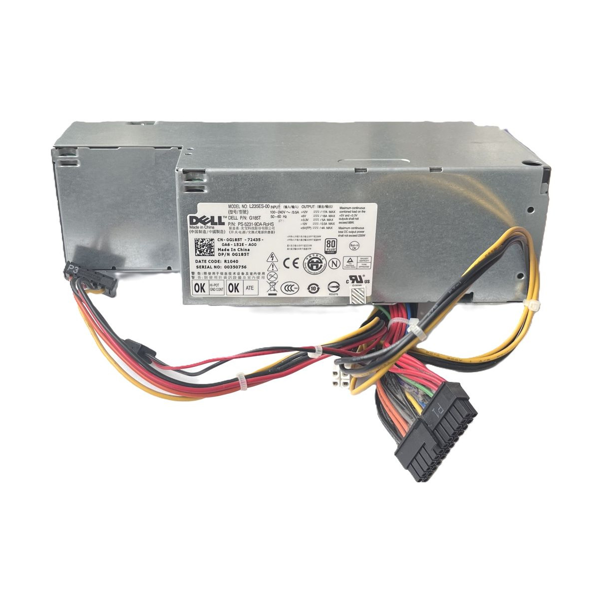 ZASILACZ 235W DELL OPTIPLEX 580 760 780 960 980 L235ES-00 0G185T