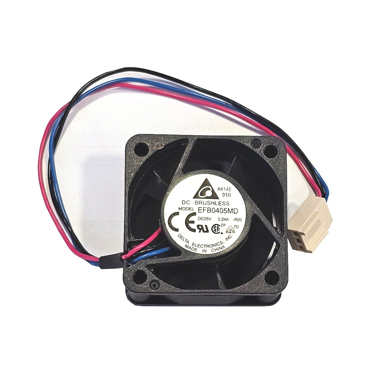 WENTYLATOR DELTA ELECTRONICS DC05V 0.24A 40x40mm 3PIN EFB0405MD WENTYLATOR DELTA ELECTRONICS DC05V 0.24A 40x40mm 3PIN EFB0405MD