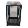 SZAFA RACK TOTEN 19' 18U 600x800CM DRZWI PRZEDNIE SZKLANE NA KÓŁKACH