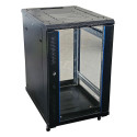 SZAFA RACK TOTEN 19' 18U 600x800CM DRZWI PRZEDNIE SZKLANE NA KÓŁKACH