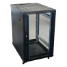SZAFA RACK TOTEN 19' 18U 600x800CM DRZWI PRZEDNIE SZKLANE NA KÓŁKACH
