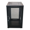 SZAFA RACK TOTEN 19'' 18U 600x800MM DRZWI PRZEDNIE TYLNE KLUCZYK NA KÓŁKACH