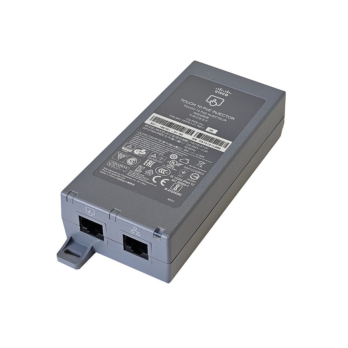 ZASILACZ POE CISCO TOUCH 10 CS-POE-INJ 48V 0,32A FA015LS1-00 341-100701-01 ZASILACZ POE CISCO TOUCH 10 CS-POE-INJ 48V 0,32A FA015LS1-00 341-100701-01