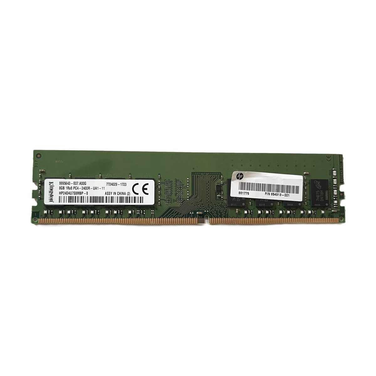 PAMIĘĆ HP KINGSTON 8GB 1Rx8 PC4-2400R NON ECC 9995643-E07.A00G 854913-001