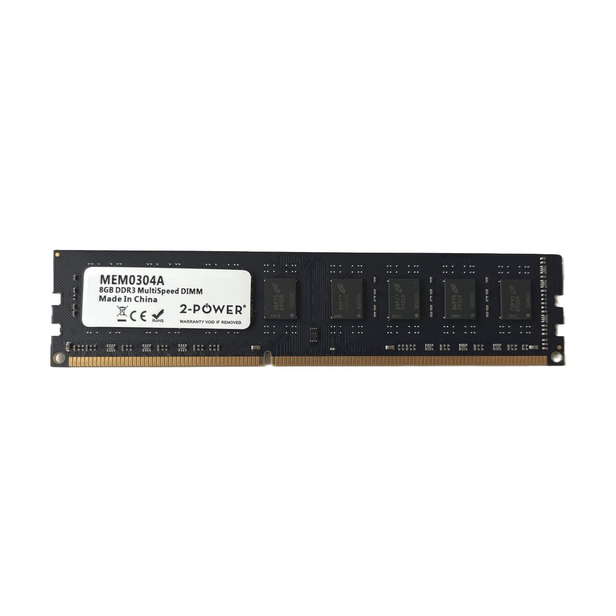 PAMIĘĆ RAM 2-POWER 8GB 2Rx8 PC3-12800 SODIMM NON-ECC MEM0304A
