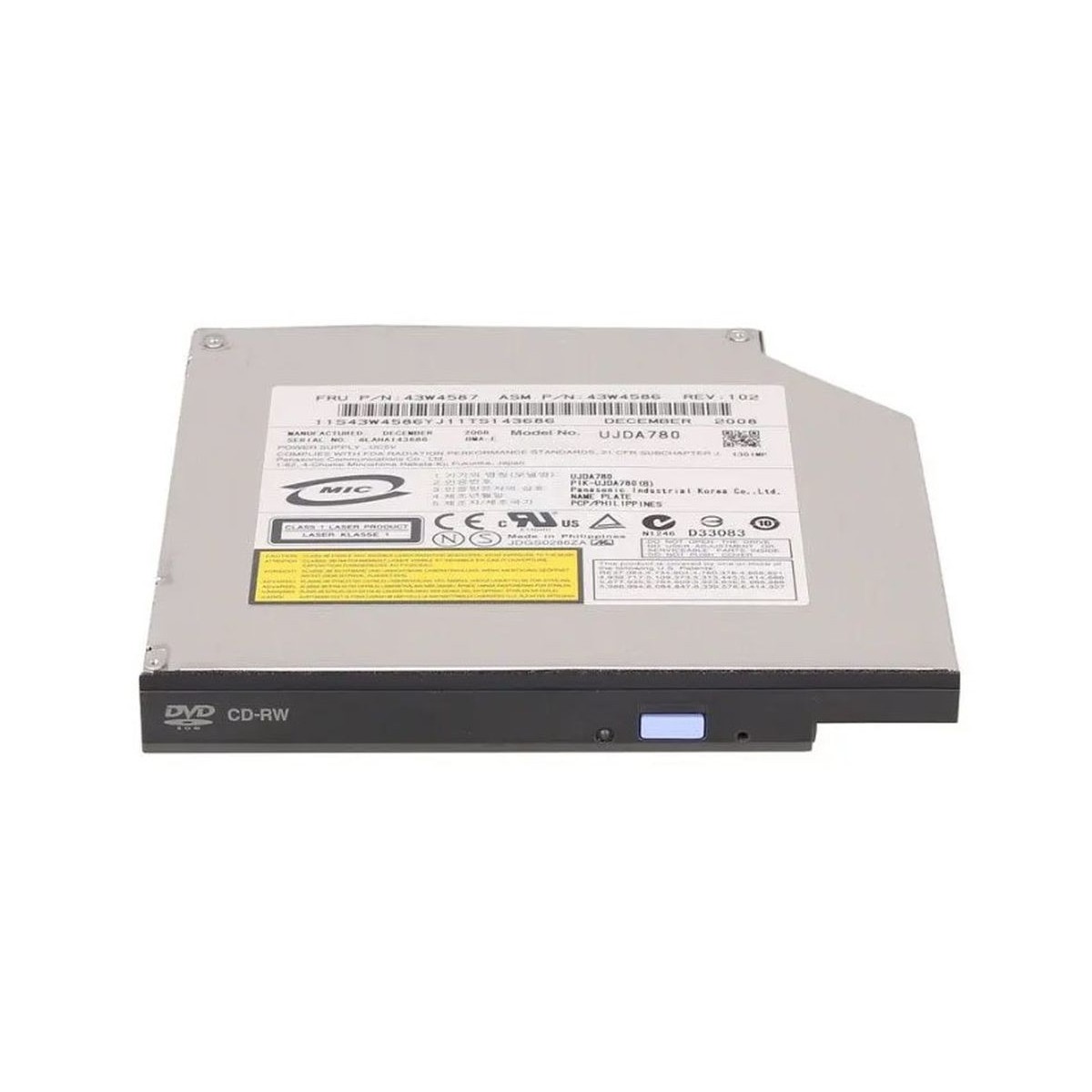 NAPED CD-RW/DVD ROM SLIM IBM UJDA780 43W4587