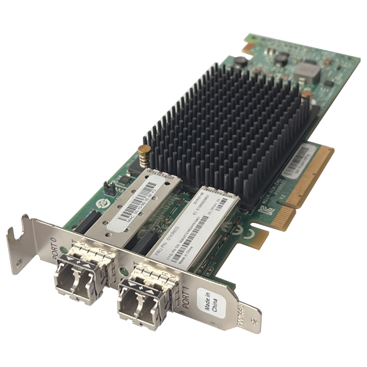 KARTA SIECIOWA IBM EMULEX VFA5.2 2x10GB 2xSFP+ GBIC LOW P008827-41D 01KR603