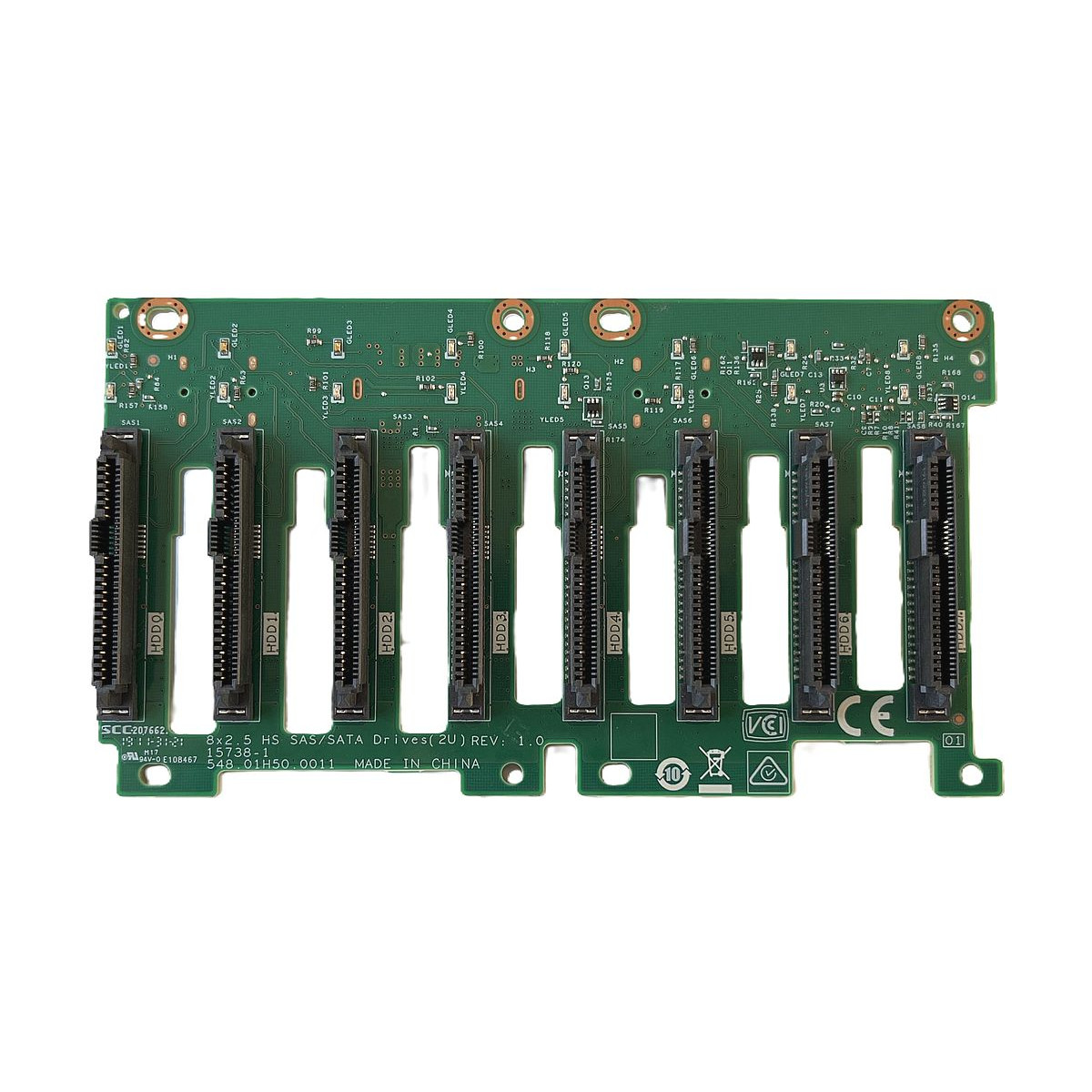 BACKPLANE 8x2,5 SAS SATA LENOVO THINKSYSTEM ST550 01GV283