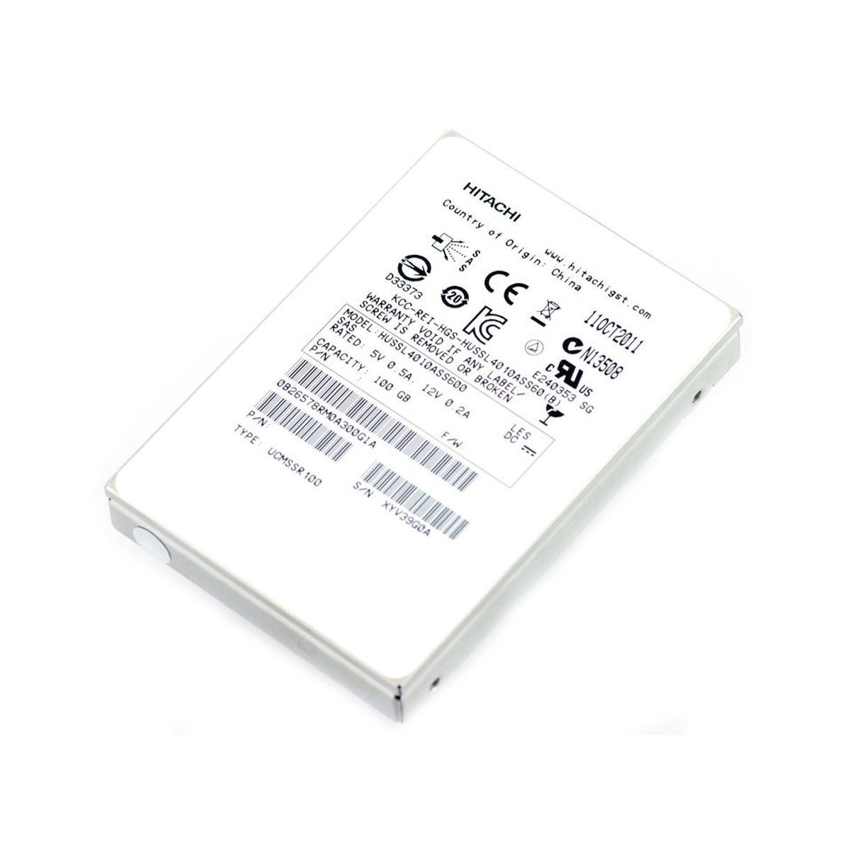 EMC DELL 100GB SSD SAS 6G 2,5 118032770-A02