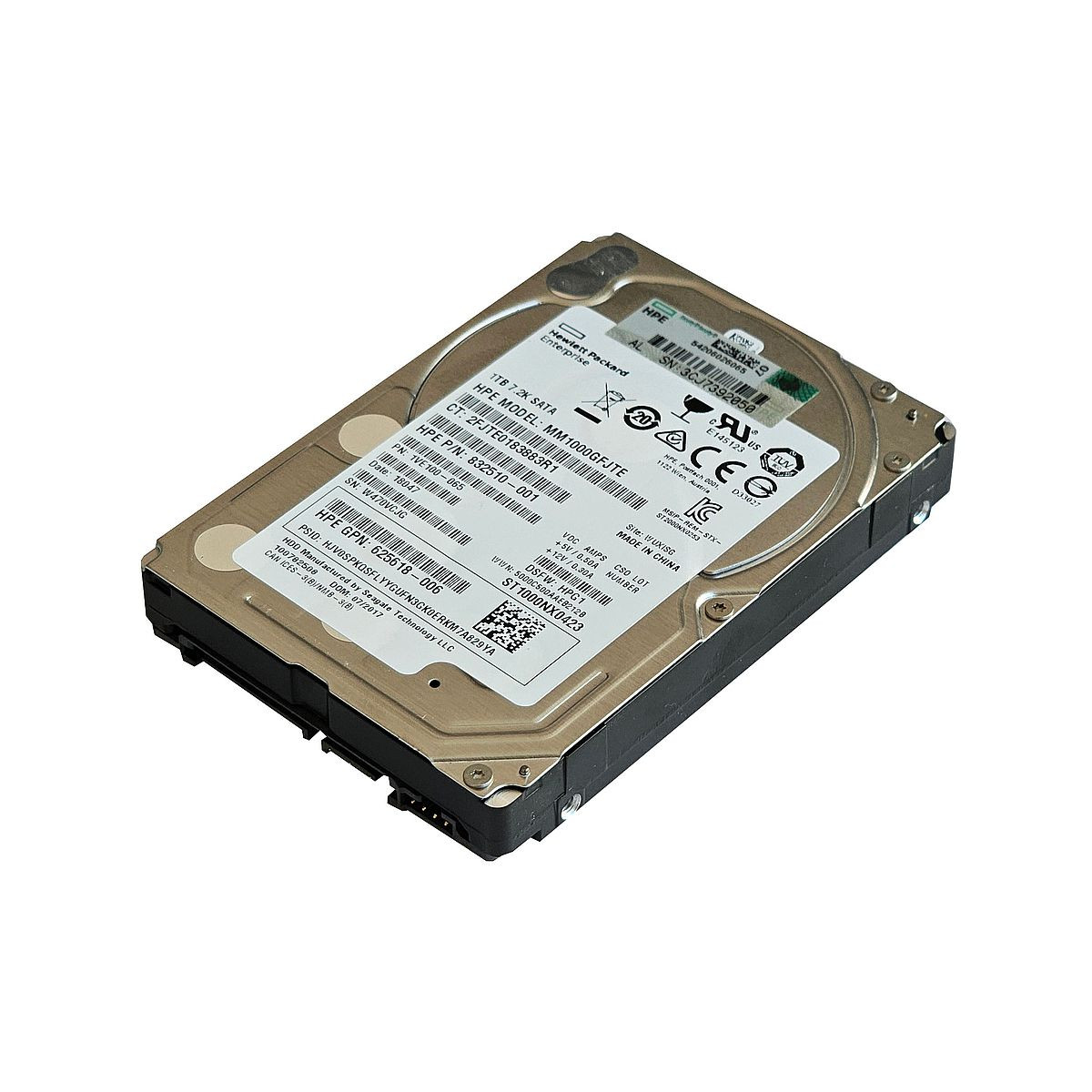 DYSK HPE SEAGATE 1TB SATA 6G 7.2K 2,5 MM1000GFJTE 832510-001