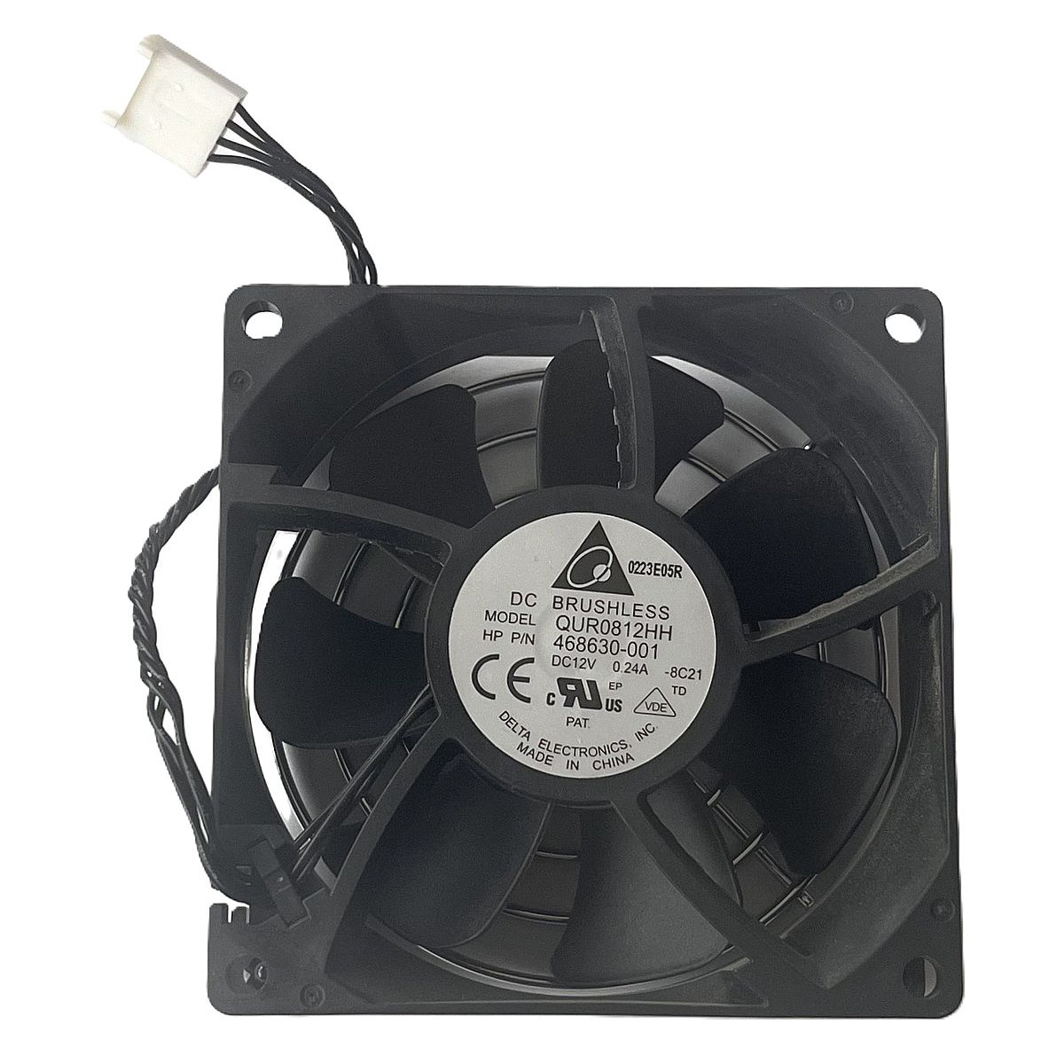 WENTYLATOR WIATRAK DELTA HP Z600 80x80MM 4-PIN QUR0812HH 468630-001