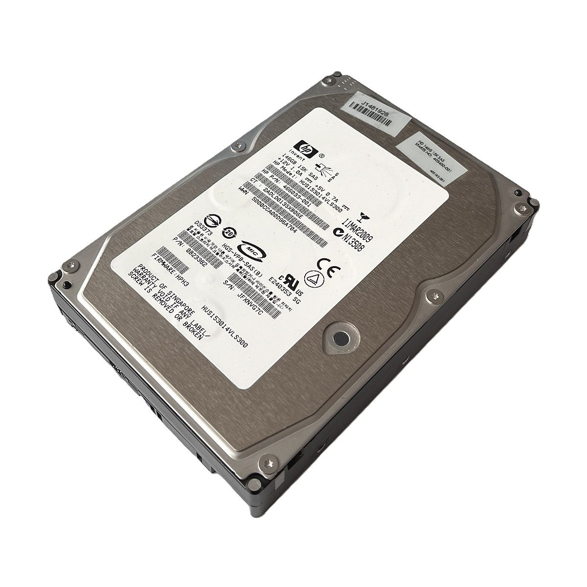 DYSK HP HGST 146GB SAS 15K 3,5 HUS153014VLS300 0B23382 466033-001