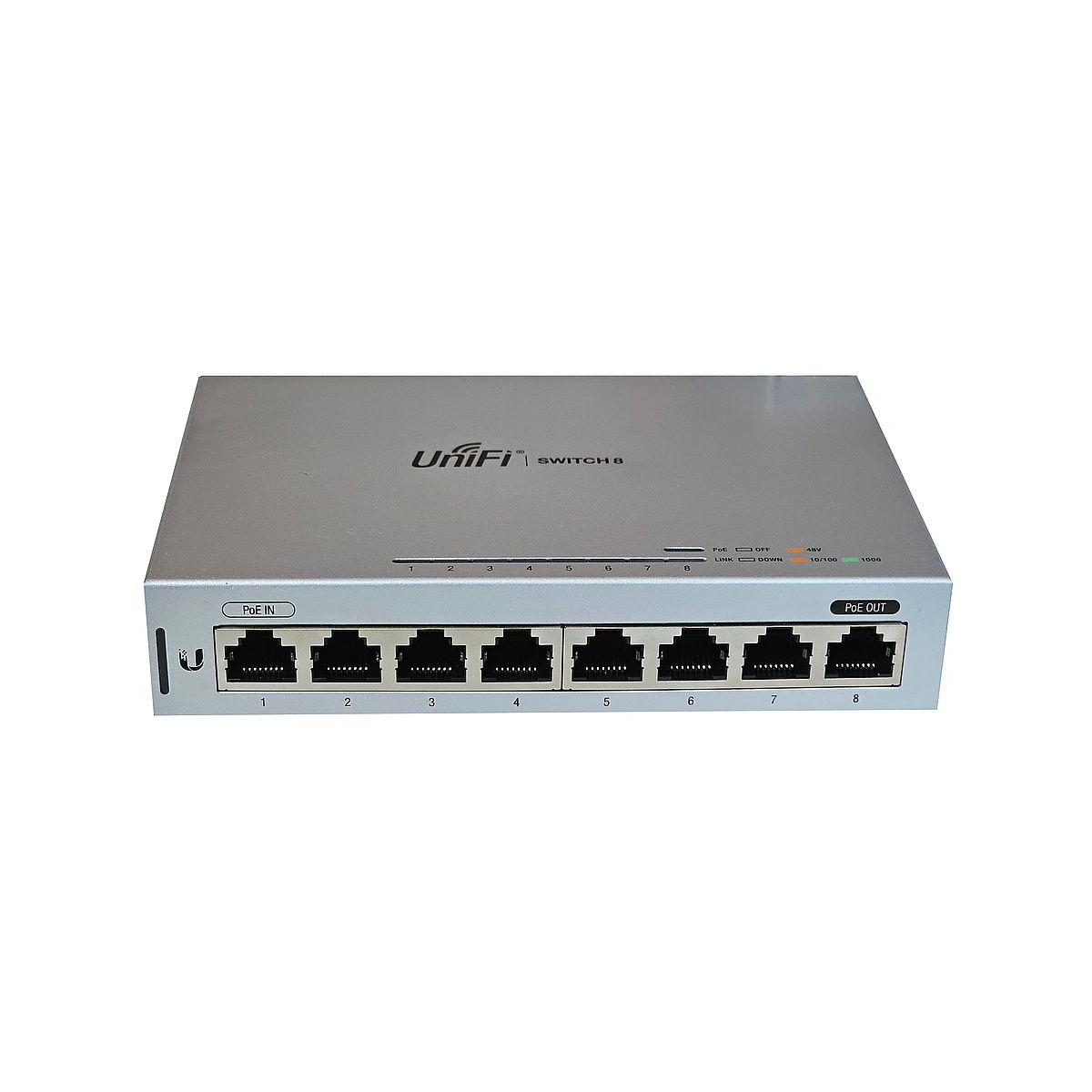BIURKOWY SWITCH UBIQUITI UniFi US-8 8x1GB 1xPoE PASSTHROUGH