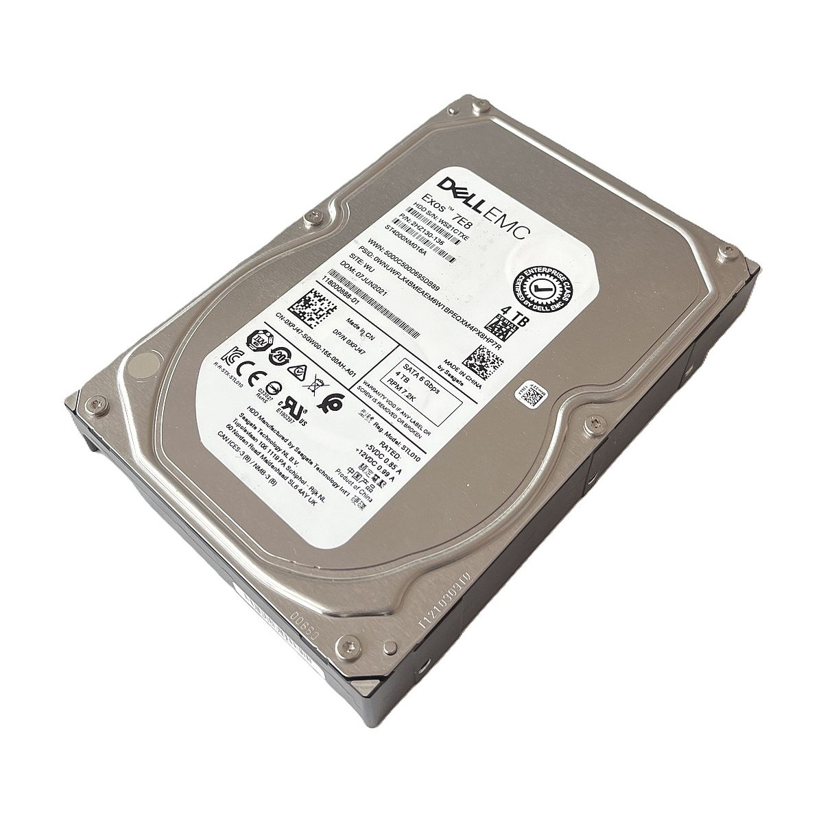 DYSK DELL EMC EXOS 7E8 4TB SATA 6G 7.2K 3,5 ST4000NM016A 2HZ130-136 0XPJ47
