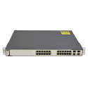 SWITCH CISCO WS-C3750G-24PS-S 24x1GB PoE 4xSFP 2xSTACK VLAN USZY