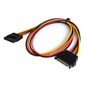 NOWY KABEL ZASILAJĄCY DELOCK SATA 15PIN ŻEŃSKI NA SATA 15PIN MĘSKI 50CM NOWY KABEL ZASILAJĄCY DELOCK SATA 15PIN ŻEŃSKI NA SATA 15PIN MĘSKI 50CM