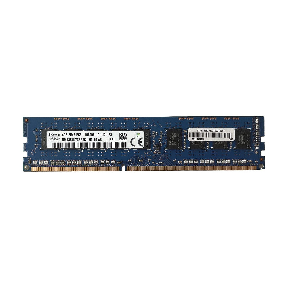 PAMIĘĆ LENOVO HYNIX 4GB 2Rx8 PC3-10600E ECC UDIMM HMT351U7CFR8C-H9 64Y9570