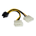 NOWY KABEL ZASILAJĄCY ROZDZIELACZ CABLE EXPERT 2xMOLEX 4PIN 1x6PIN PCIe NOWY KABEL ZASILAJĄCY ROZDZIELACZ CABLE EXPERT 2xMOLEX 4PIN 1x6PIN PCIe