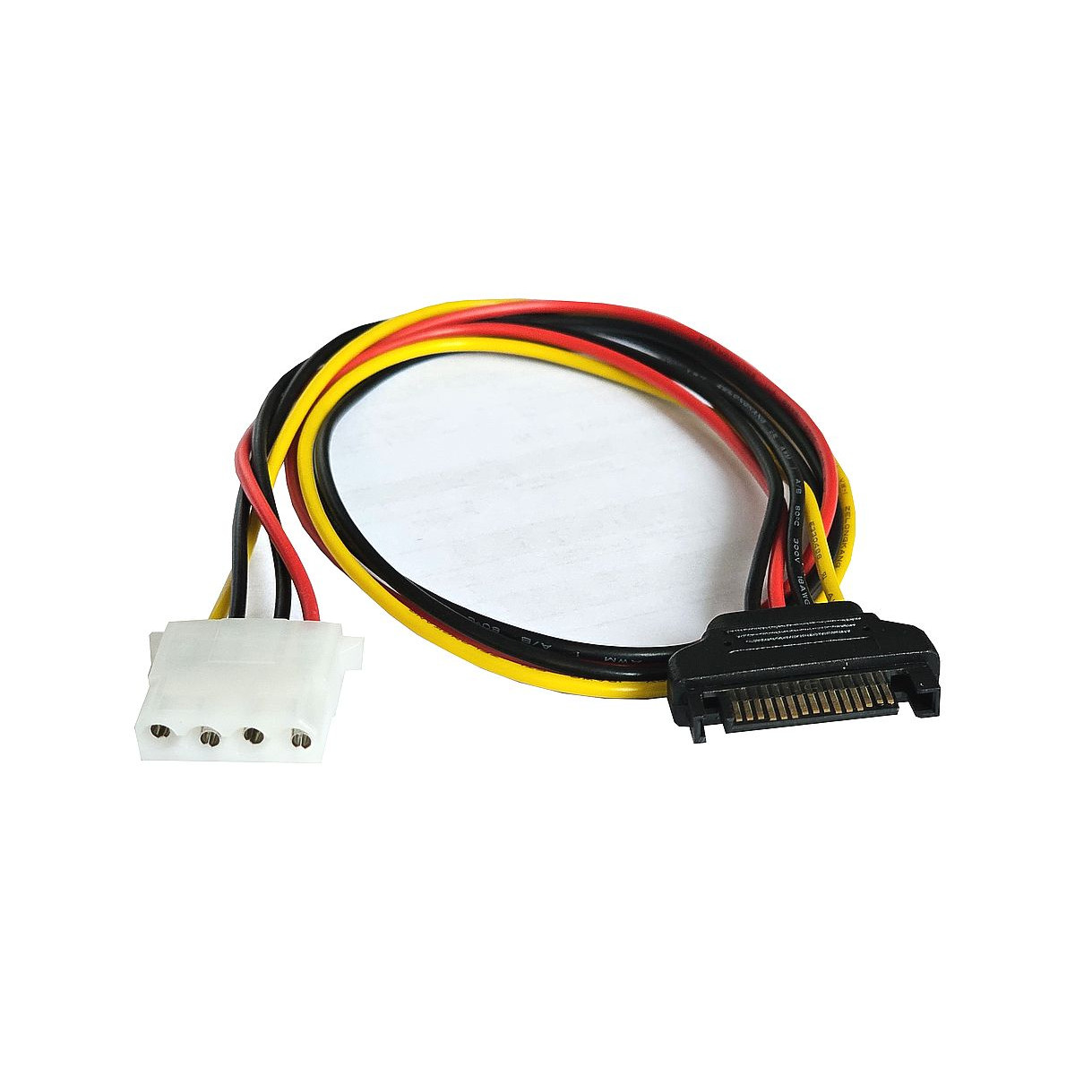 NOWY KABEL ZASILAJĄCY DELOCK 1xMOLEX 4PIN NA 1xSATA 15PIN ŻEŃSKI 50CM 60137