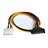 NOWY KABEL ZASILAJĄCY DELOCK 1xMOLEX 4PIN NA 1xSATA 15PIN ŻEŃSKI 50CM 60137