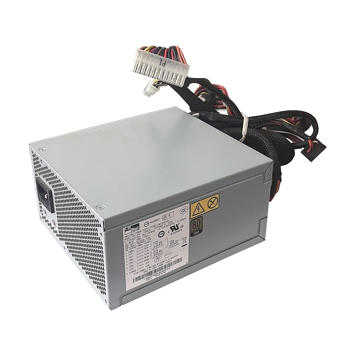 ZASILACZ ACBEL 610W LENOVO THINKSTATION S30 KABLE FSA034 54Y8844 0A37780