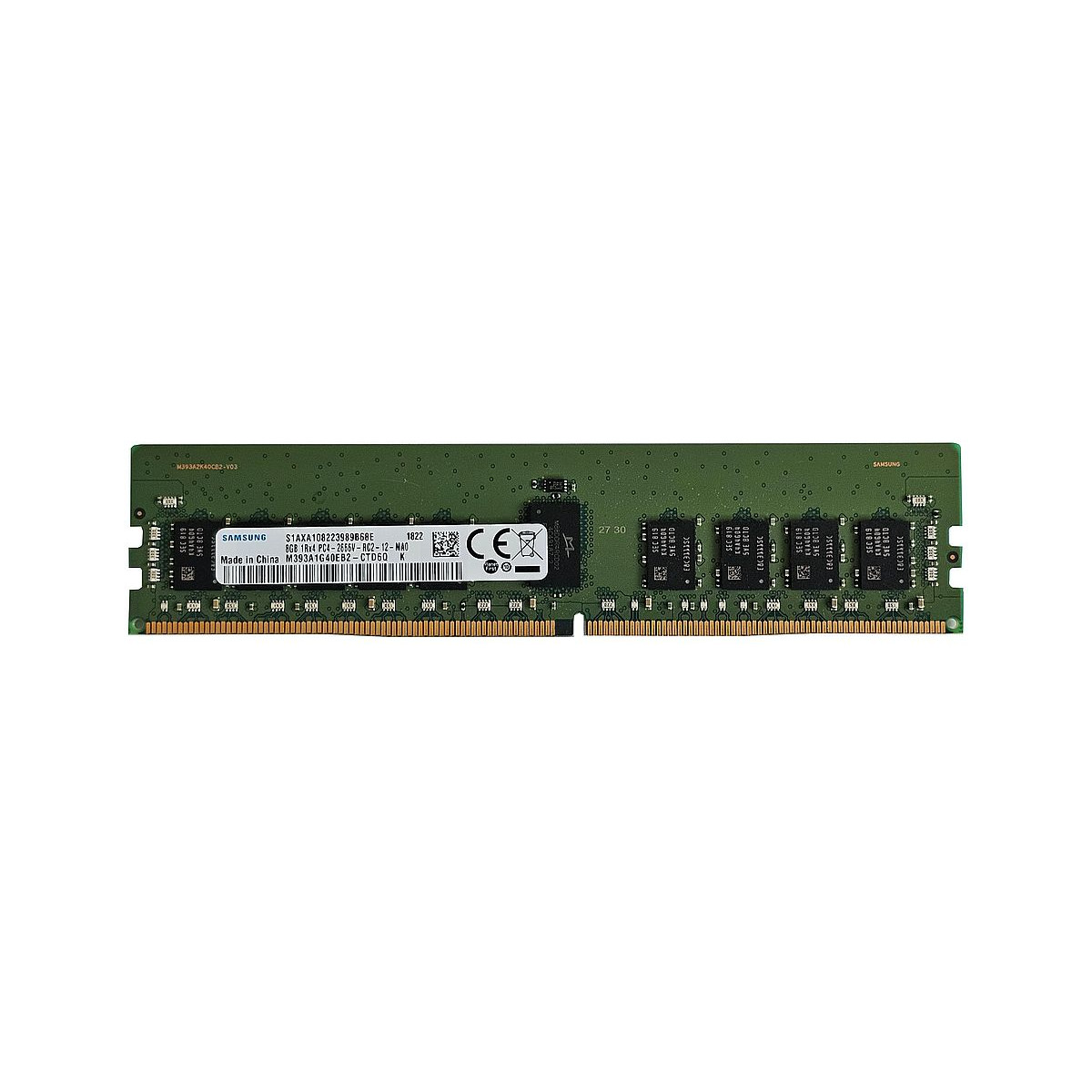 SAMSUNG 8GB 1Rx4 PC4-2666V ECC REG M393A1G40EB2-CTD6Q