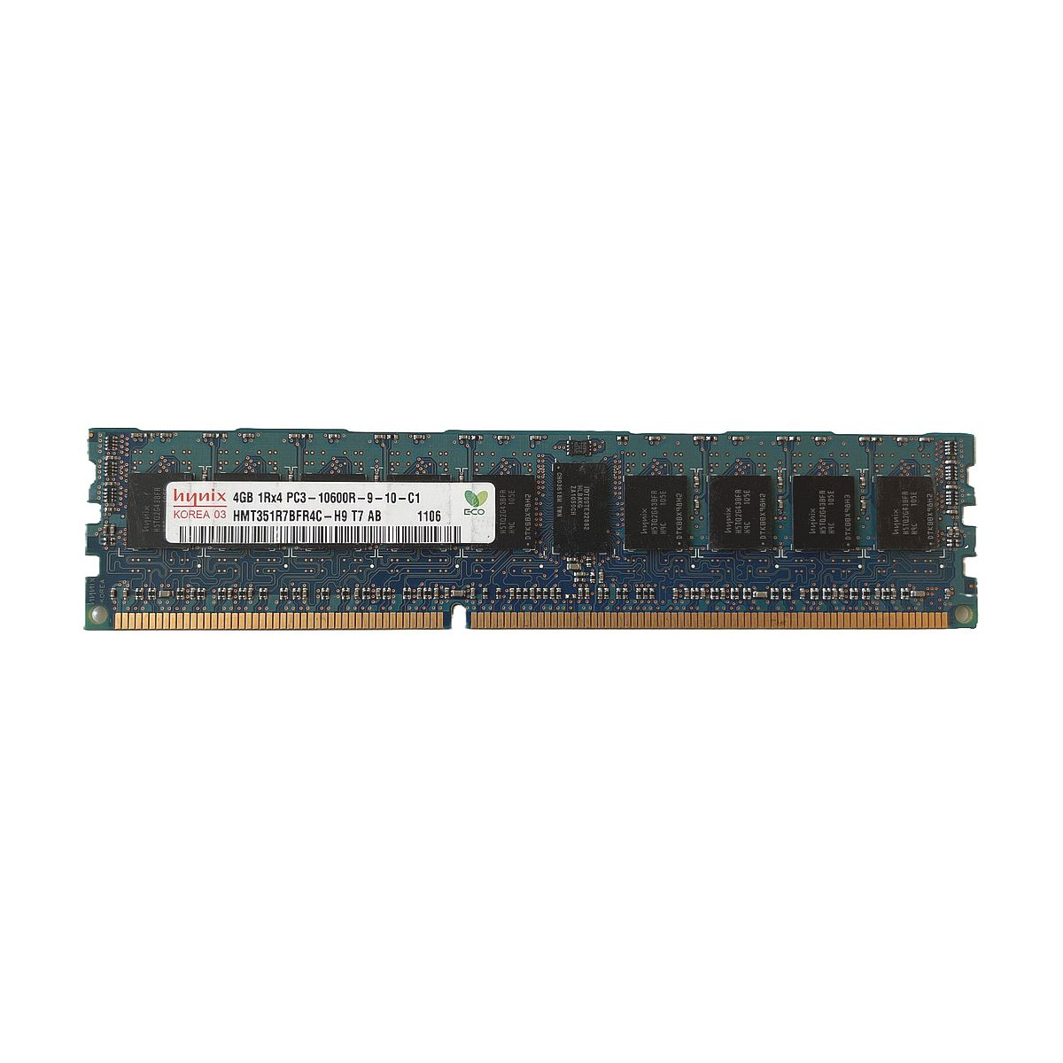 PAMIĘĆ RAM HYNIX 4GB 1Rx4 PC3-10600R ECC REG HMT351R7BFR4C-H9