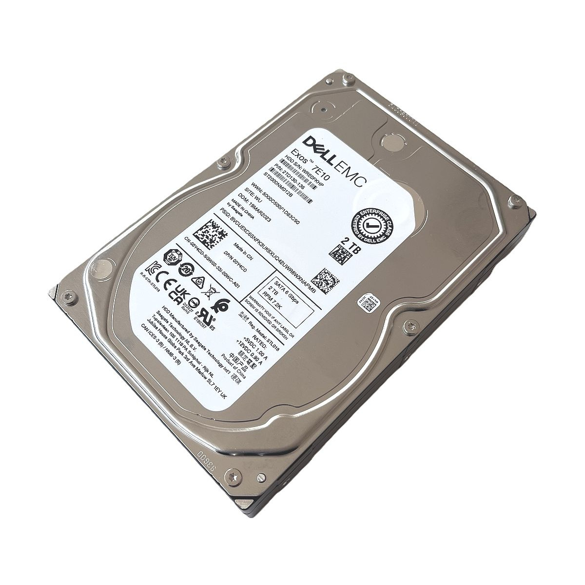 DYSK DELL EMC SEAGATE 2TB SATA 6G 7.2K 3,5 ST2000NM012B 2TD130-136 00Y4CD