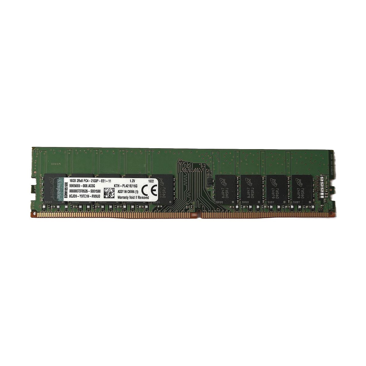 PAMIĘĆ RAM KINGSTON 16GB 2Rx8 PC4-2133P ECC UDIMM KTH-PL421E/16G