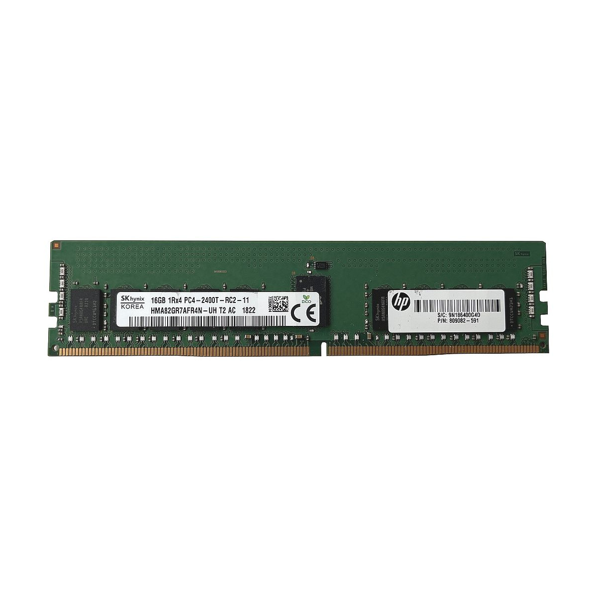 PAMIĘĆ RAM HP HYNIX 16GB 1Rx4 PC4-2400T ECC REG HMA82GR7AFR4N-UH 809082-591