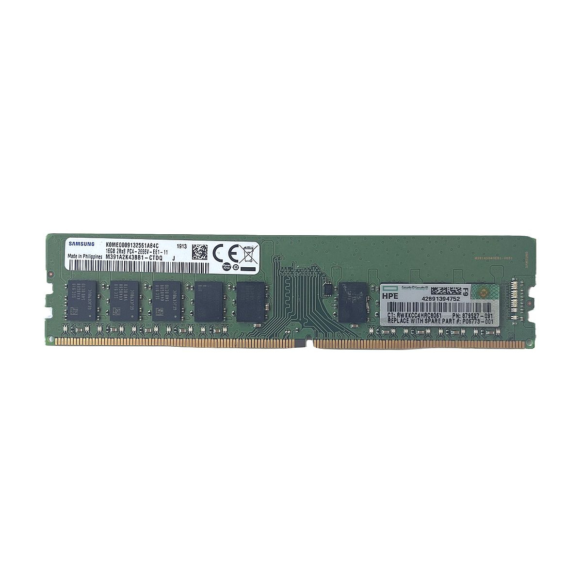 PAMIĘĆ HP HYNIX 16GB 2Rx8 PC4-2666V ECC UDIMM M391A2K43BB1-CTDQ 879527-091