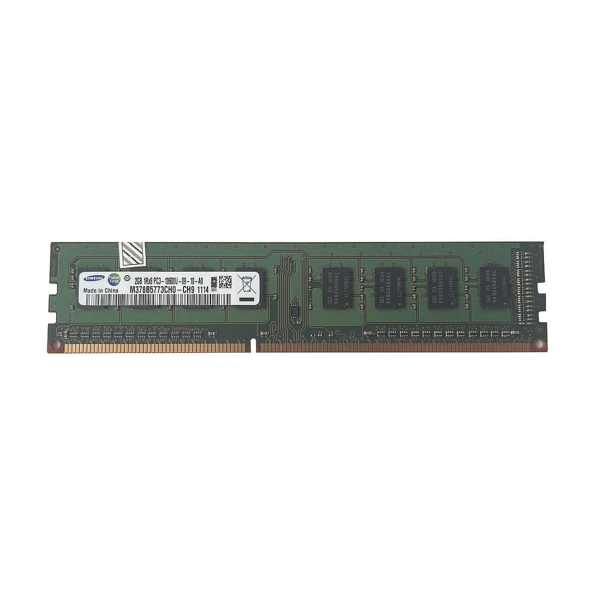 PAMIĘĆ RAM SAMSUNG 2GB 2Rx8 PC3-10600U NON ECC UDIMM M378B5673FH0-CH9