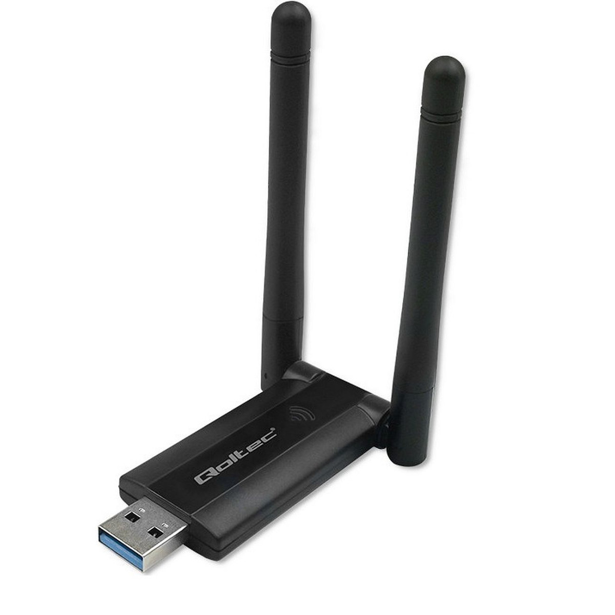 NOWY ADAPTER WIFI QOLTEC 1200Mbps 2x2dBi 2.4/5GHz USB 3.0 56987