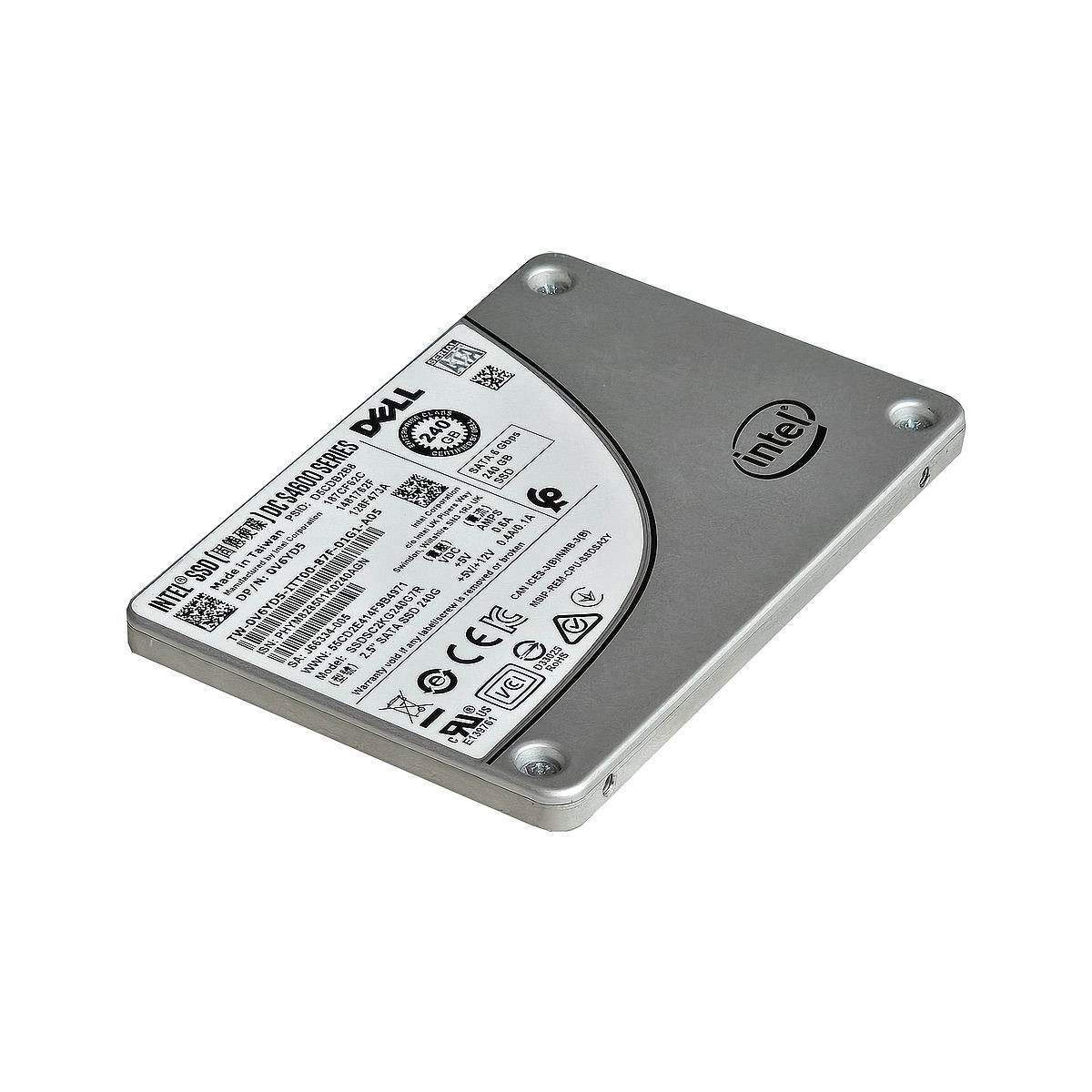 DYSK DELL INTEL 240GB SSD SATA 6G 2.5 TLC 0V6YD5 SSDSC2KG240G7R
