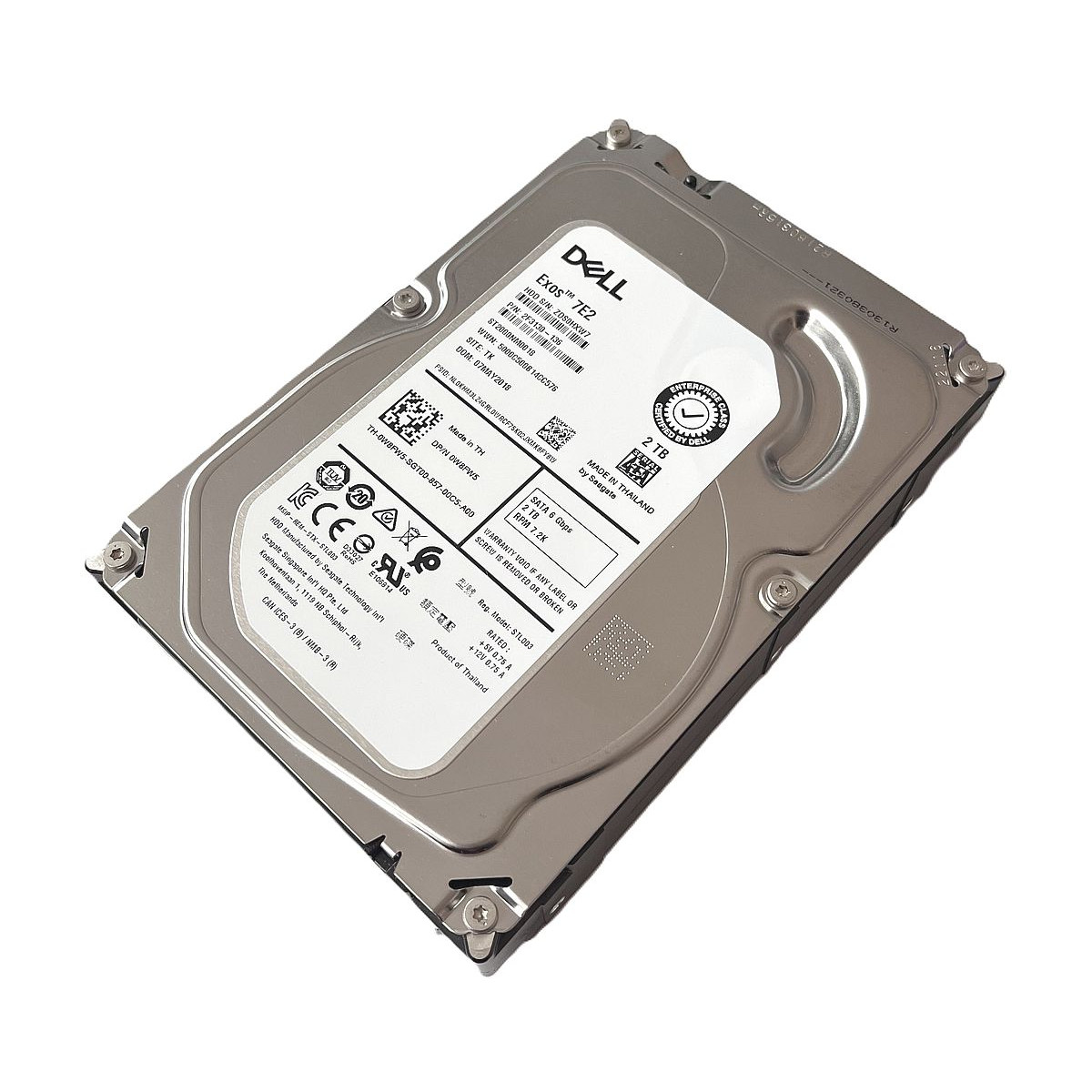 DYSK DELL EXOS 7E2 2TB SATA 6G 7.2K 3,5 ST2000NM0018 2F3130-136 0W8FW5