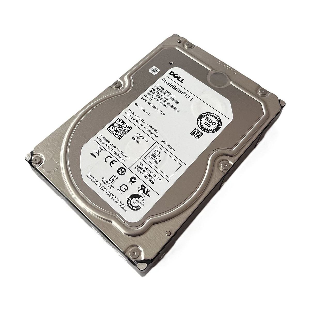 DYSK DELL SEAGATE 500GB SATA 6G 7.2K 3,5 ST500NM0003 9ZM172-036 02R42K