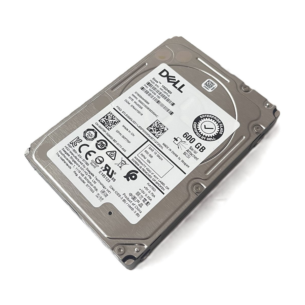 DYSK DELL EXOS 10E2400 600GB SAS 12G 10K 2,5 ST600MM0069 1XF230-150 0XXTRP